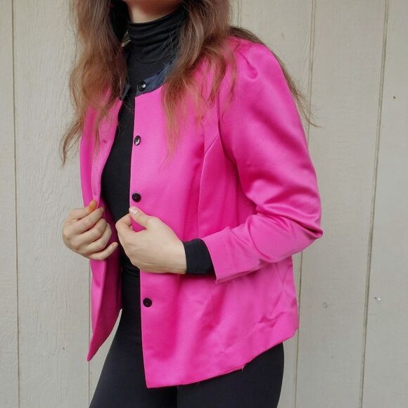 AMY ADAMS Pink button down jacket - Picture 4 of 11